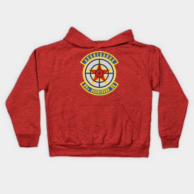 64th Aggressor Squadron Kids Hoodie by MBK